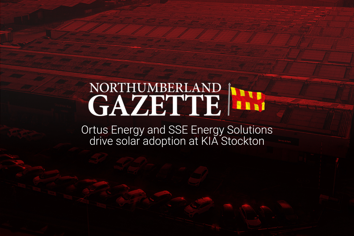 Coverage of Kia Stockton solar project in Northumberland Gazette