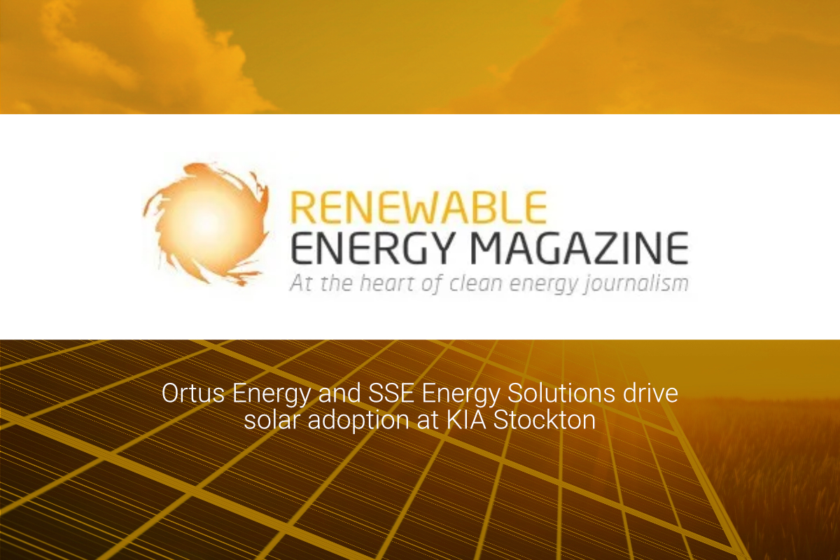 Renewable Energy Magazine feature Ortus Energy and Kia Stockton